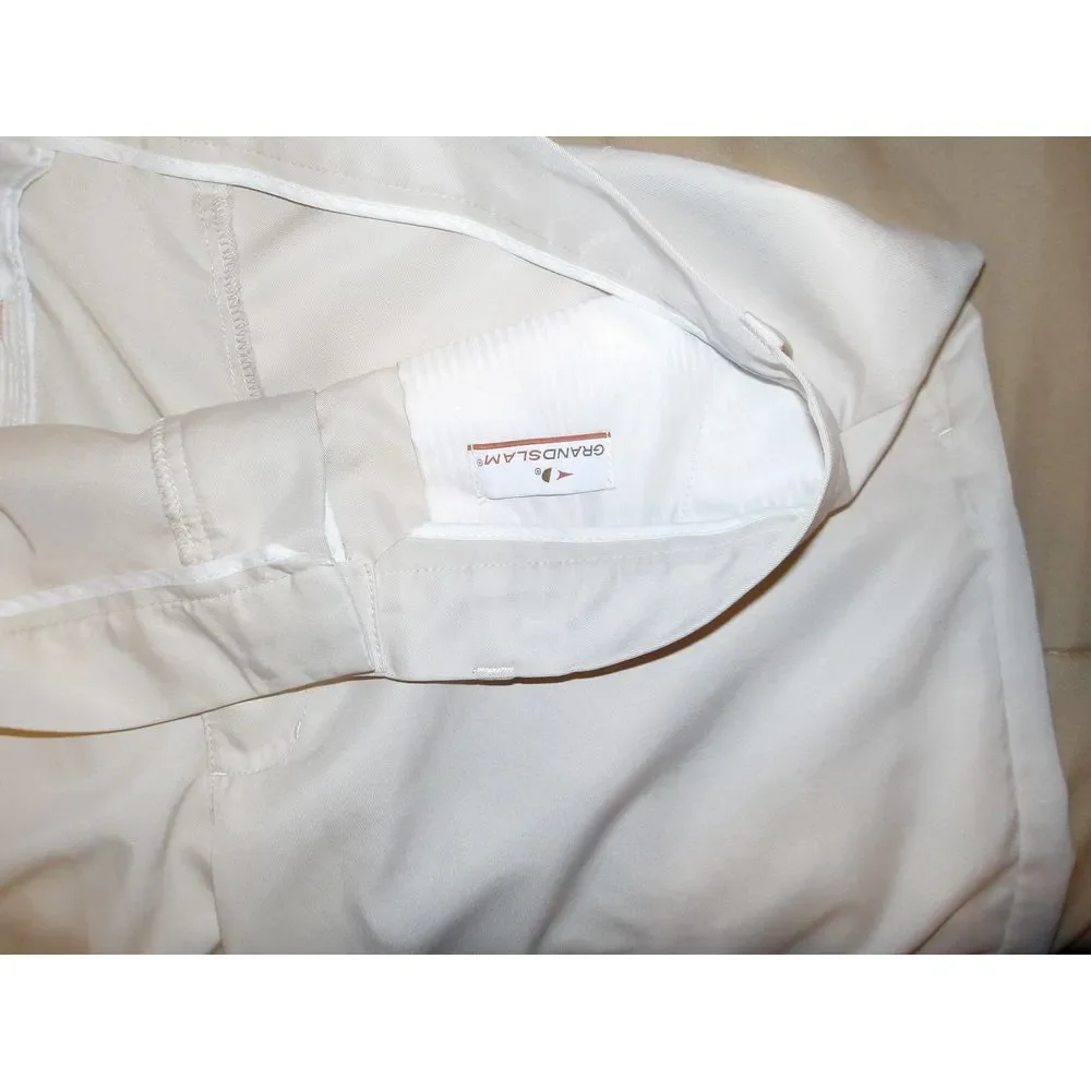 Grand Slam brand Classic Light Beige Golf Shorts Casual‎ Athletic Comfort Wear